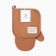 Kitchen kitchen kit, orange color, mittens of 18x29 cm, 19x19 cm tack