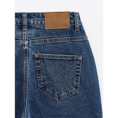 Women's jeans with a high landing CONTE ELEGANT BALLOON, size XS, MID Blue color-9