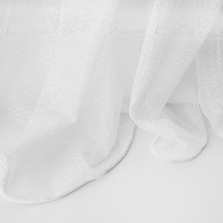 Tulle "Story", size 500x270 cm, white color-2