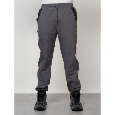 Male tracksuit, size 48, gray color-4