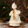 Snow Maiden "in a white fur coat and hat" moves, 40 cm