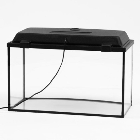 Aquarium "TV" with a lid, 55 liters, 63 x 25 x 36/41 cm, black-2