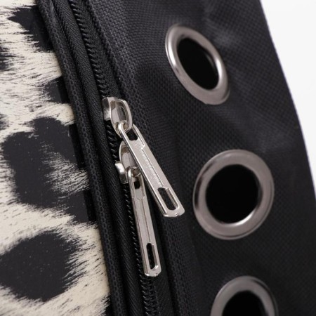 Backpack for carrying animals "Leopard", with a viewing window, 32 x 22 x 43 cm-6