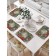 Set of napkins for setting the table "New Year's bells", rectangular, size 32x46 cm, 4 pcs