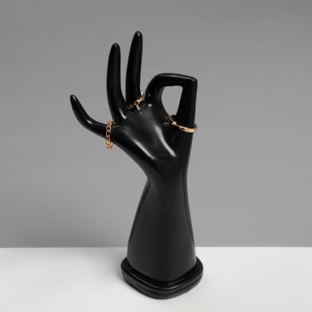 Stand for jewelry "Hand" 9 × 7.5 × 20, black color-3