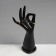 Stand for jewelry "Hand" 9 × 7.5 × 20, black color