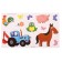 Set for creativity, 24 subjects, blue tractor