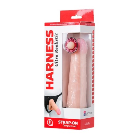 Strap -on LoveToy with Harness belt, bodily color-11