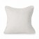 Decorative pillowcase "Tina", size 45x45 cm, white color