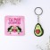 Gift set "Avocado" Magnet + keychain, 14.5 x 12 cm.