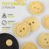 A set of wooden buttons "Circle", 2 punctures, d = 25 mm, 10 pcs, the color is light-beam