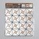 Interior sticker "Geometric cycle" Silver-Bronza 30x30 cm