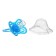 Nipple set - a dummy with a holder, SL, CL +6 months, with a cap "Butterfly", Blue