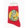 Women's socks "Snake in a circle", red color, rr 36-40