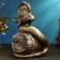 Piggy bank "Vasilisa Snake" Black Gold, 30x20x25cm