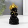 NECKE Polystone "Ganesha in the golden headdress" Black 4.7x4.7x9.7 cm