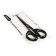 Chancellery scissors 18.0cm office plastic handles, euro suspension