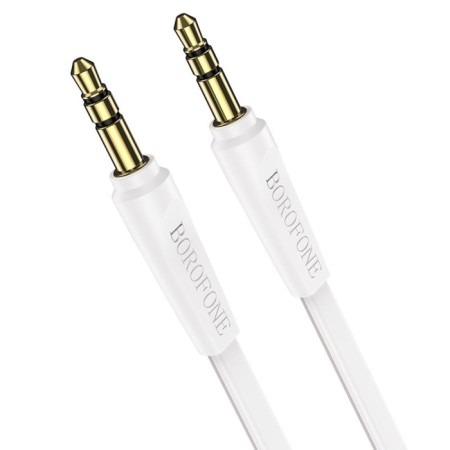 Audio Borofone BL6, Jack 3.5 mm (M) -Jack 3.5 mm (M), TPE braid, 1 m, white-2
