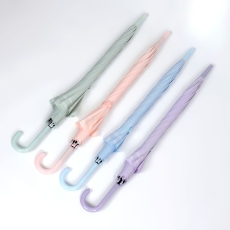 Umbrella - semi -automatic “pastel” cane, 8 knitting needles, r = 47 cm, color mix-3