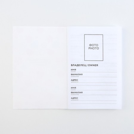 Veterinary passport international "Red cat"-2