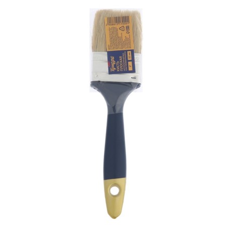 Brush flat tundra, natural bristles, plastic handle, 2 ", 50 mm-4