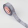 A satin ribbon “Machine with a Christmas tree”, 25 mm, 23 ± 1 m, color dark gray No. 189