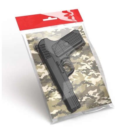 The gun is plastic