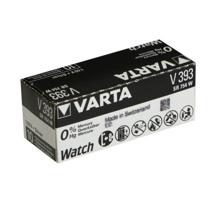 Battery VARTA Silver Oxide, 393 - 1bl, 1.55 V, blister, 1 pc.-4