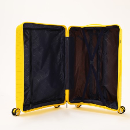 Big suitcase 28 ", lightning department, code castle, 4 wheels, yellow color-7