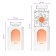 KITFORT KT-406-3 fan, 2.1 W, 1 mode, white-orange