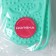 Silicone brush for the body with foam rubber "Mouse", green color