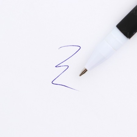 Handle plastic with a cap of ballpoint, “coat of arms”, blue paste, 0.7 mm-2