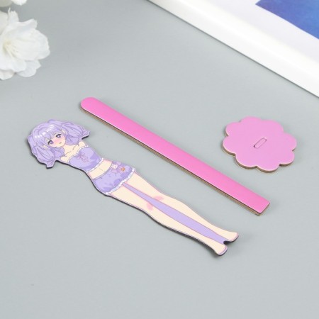 Sticker-game "Princess Outfits" MIX set 3 sheets, 2 dolls 16x11x2 cm-6