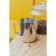 Pitcher Pither made of stainless steel, 600 ml, with temperature indicator, 304 steel, chrome color