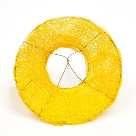 Floral yellow frame 15 cm-1