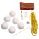 Set for creativity "Christmas toys", shreds, 6 balls