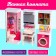 A set of furniture for dolls "Bathroom", a bathroom, a sink, a post -decker