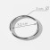 Rings for bags, d = 32 mm, thickness - 3 mm, 10 pcs, silver color