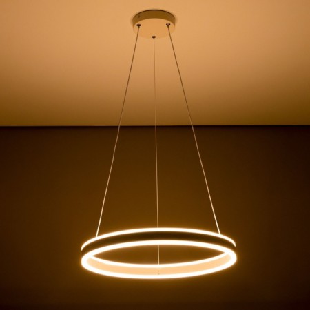 Suspended Citilux “duet” CL719500, 50x50x17 cm, 1x53W, LED, white color-6