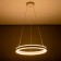 Suspended Citilux “duet” CL719500, 50x50x17 cm, 1x53W, LED, white color