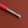 A set of bilateral cardin for embossing on the skin, 3 pcs, 16 cm, red color