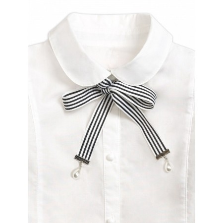 Blouse for girls, height 164 cm, white color-2