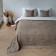 Set: a bedspread with pillowcases "Mary", size 230x250 cm, 45x45 cm - 2 pcs, color beige -brown