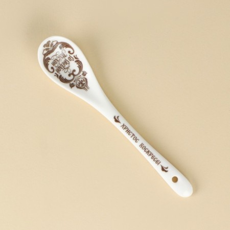 Spoon souvenir "with light Easter", 2.5 x 13 cm.-2