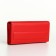 Women's wallet on magnets, red color