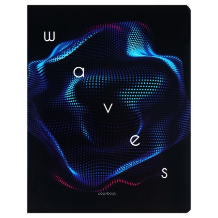 A notebook of 80 sheets in a cage on Motion Graphics paper clip, covering cartoon, mix-3