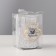 New Year's candle "Christmas tree" 5.5x8 cm, silver