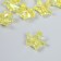 Busina Plastic for creativity "Crown" transparent yellow 1.5x2.9x2.5 cm