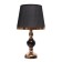 Daile table lamp E27 40W black and gold 25x25x44 cm