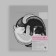 Thermalrotransfer "Cats Yin-Yang", 18.6 × 18 cm
